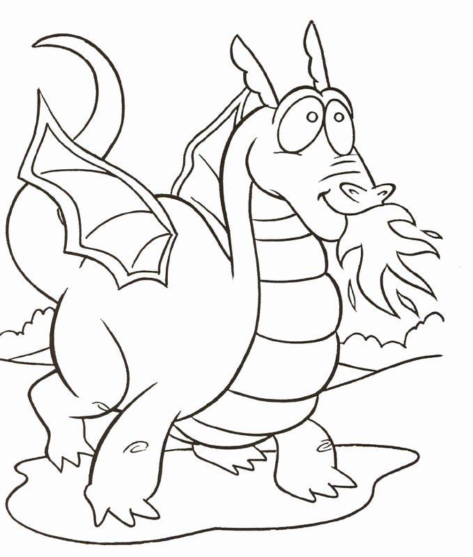 Plansa de colorat cu How to train your dragon 40 35
